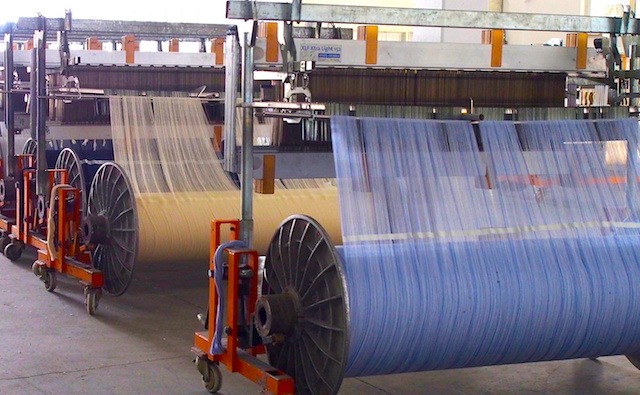Organic Fabrics - Yarn Warping
